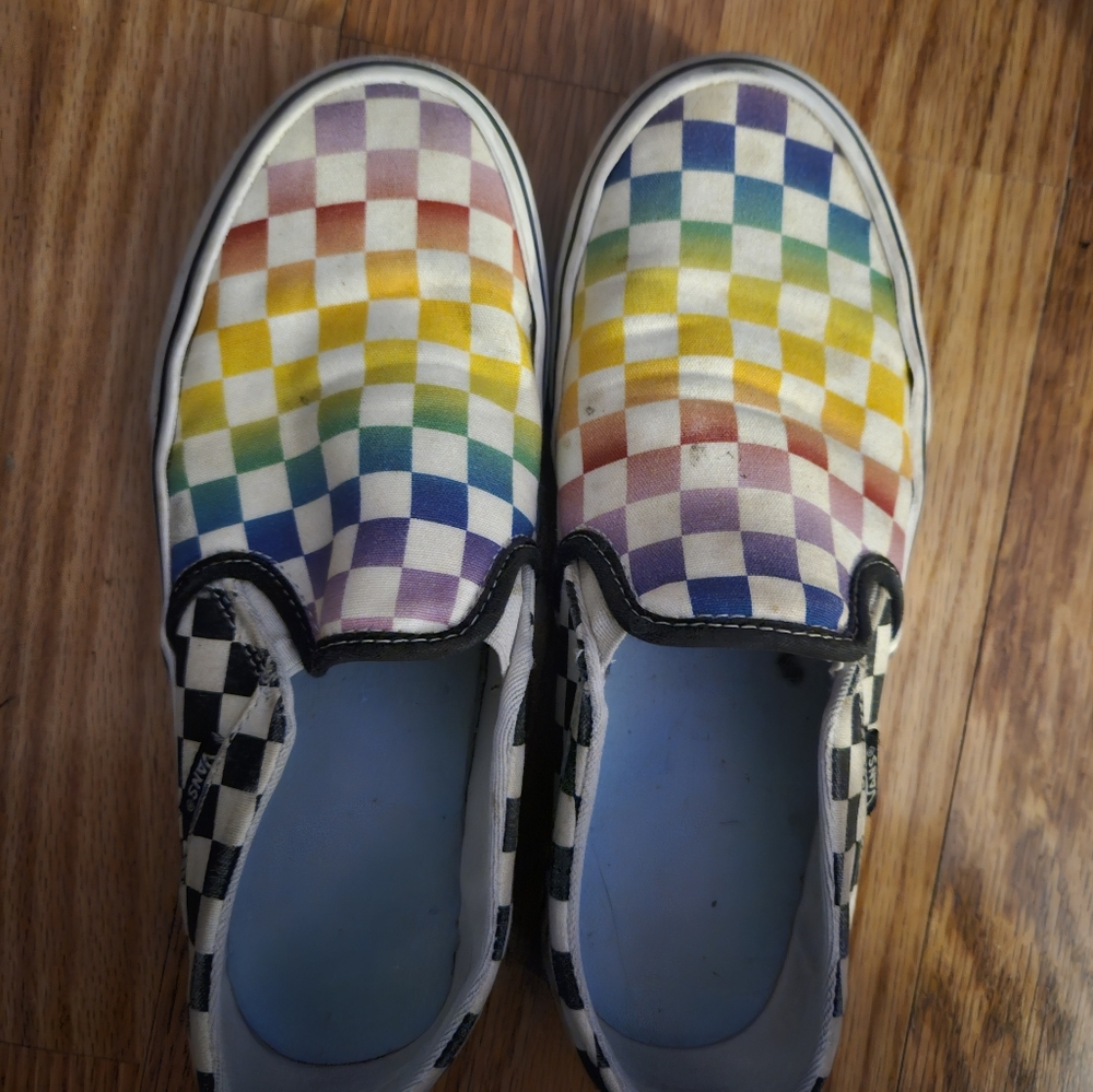Vans rainbow size 8